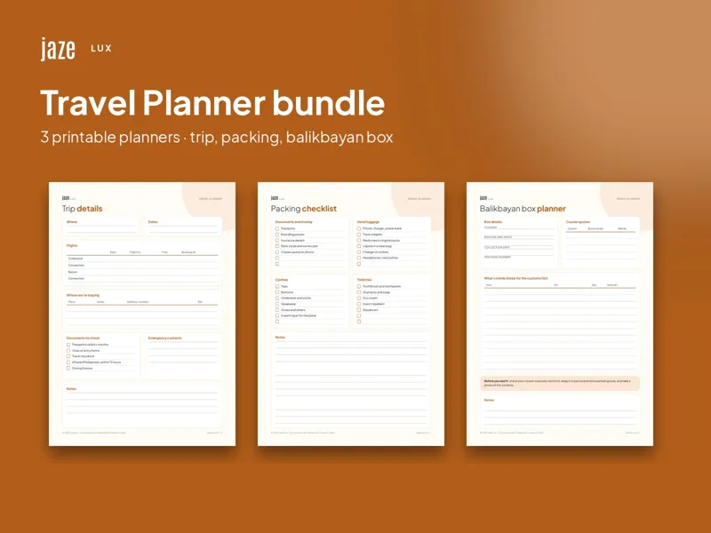 Travel Planner bundle cover