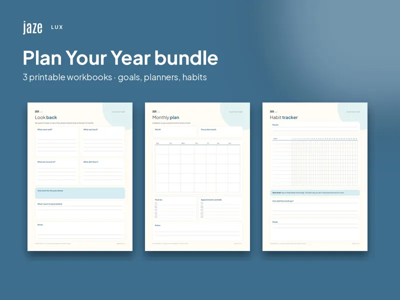 Plan Your Year bundle cover